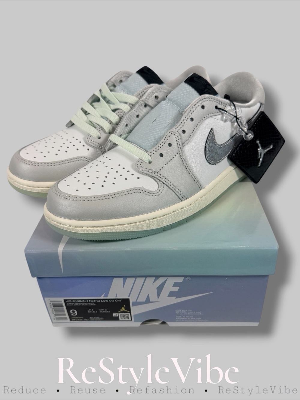 NIKE Men’s Size 9 Shoes Jordan Retro 1 Low OG Year Of The Snake 2025 Basketball